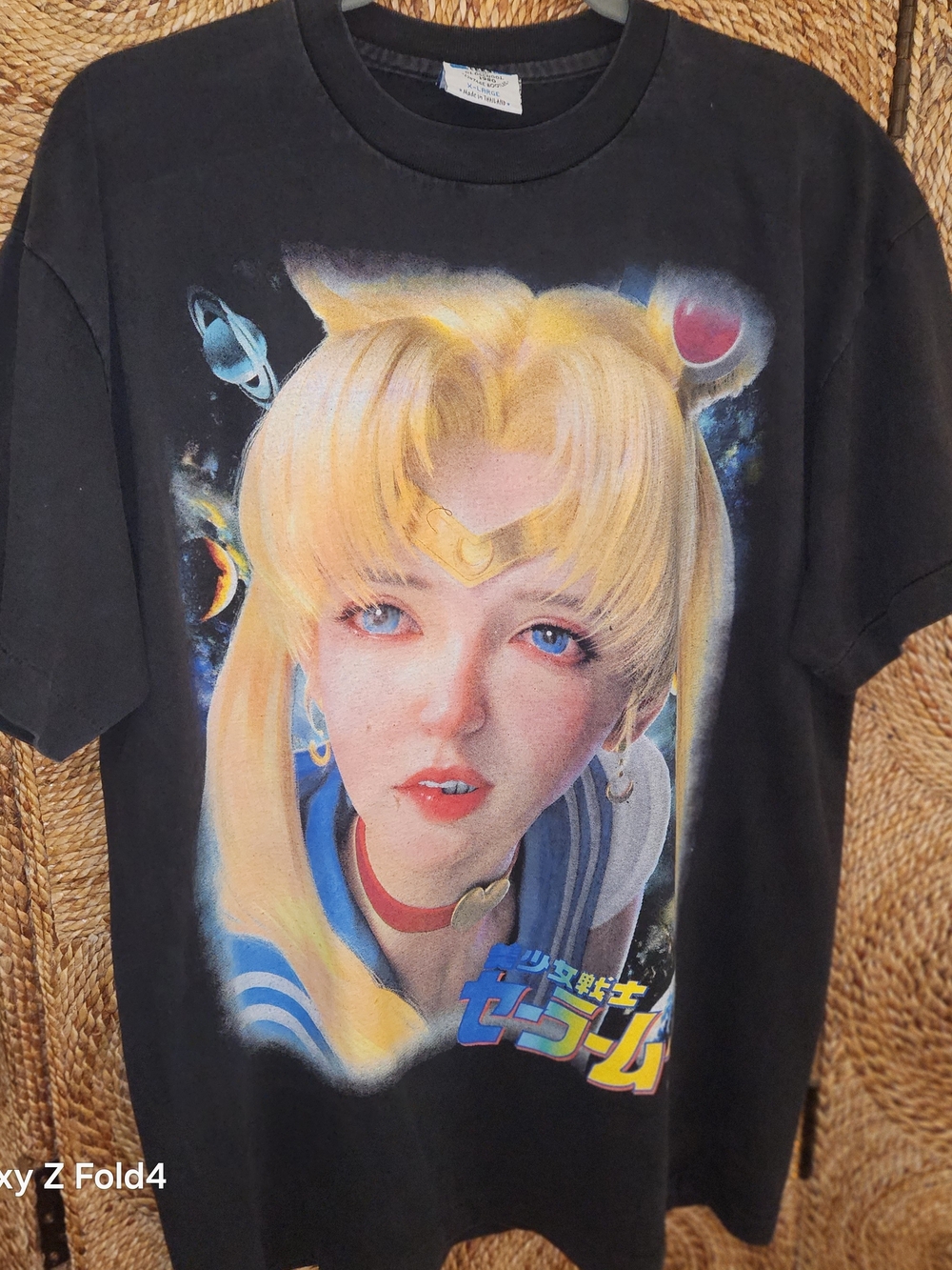 Black Sailor Moon Graphic Short Sleeve Tee